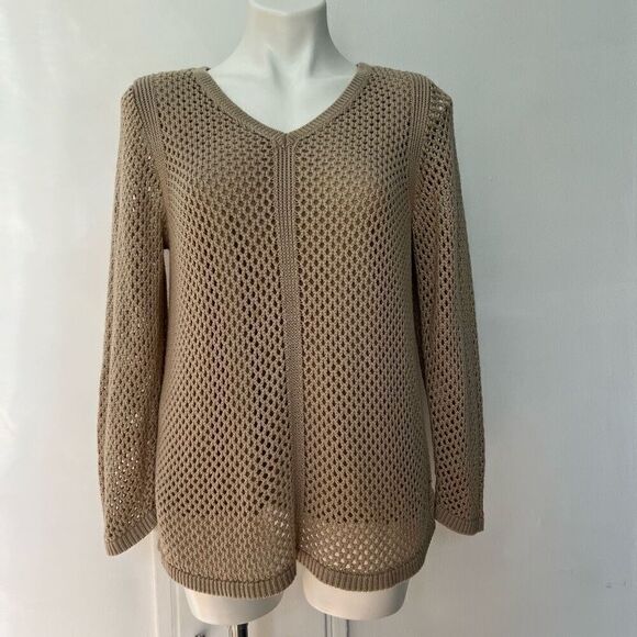 Croft & Barrow Open Knit Sweater - Picture 9 of 9